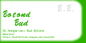 botond bud business card